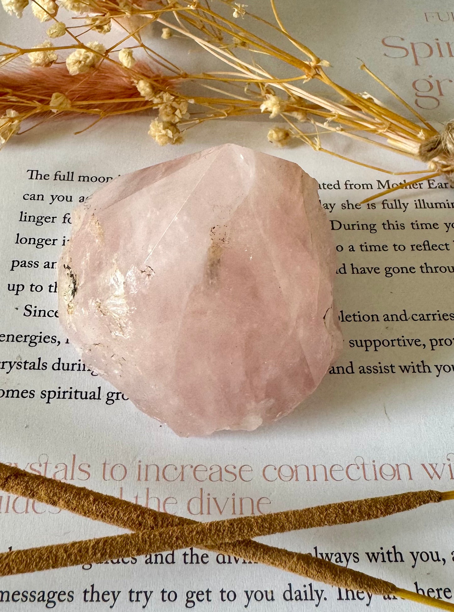 Rose Quartz Incense Holder