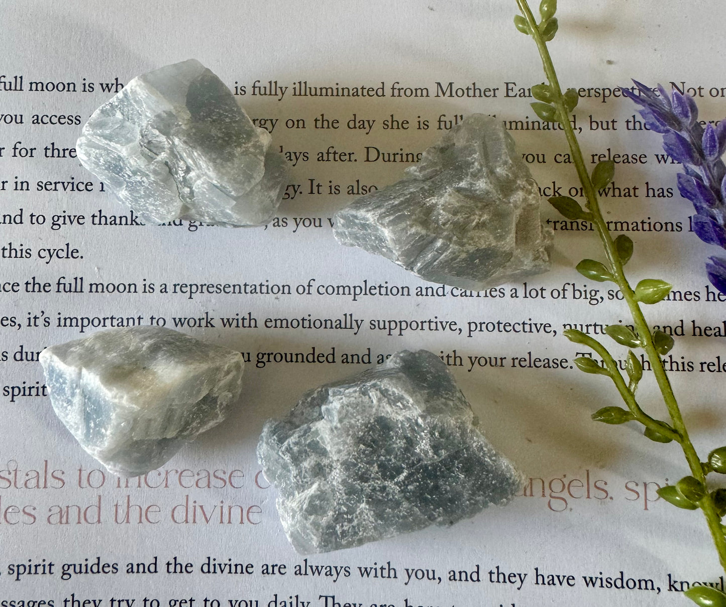 Rough Blue Calcite