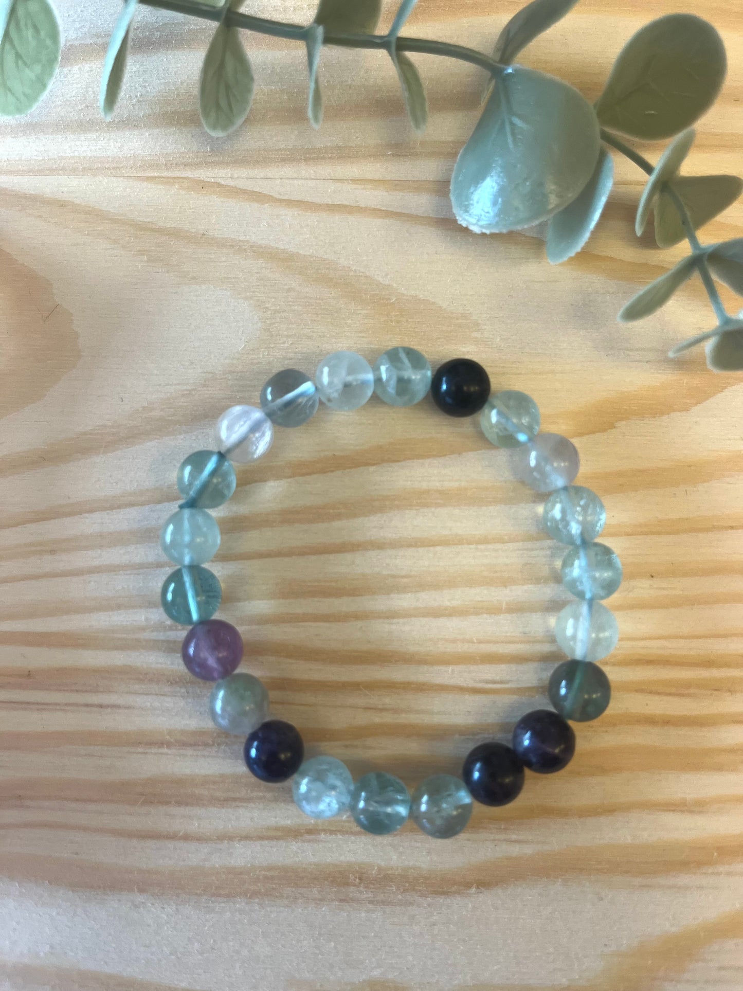 Fluorite Bead Bracelet