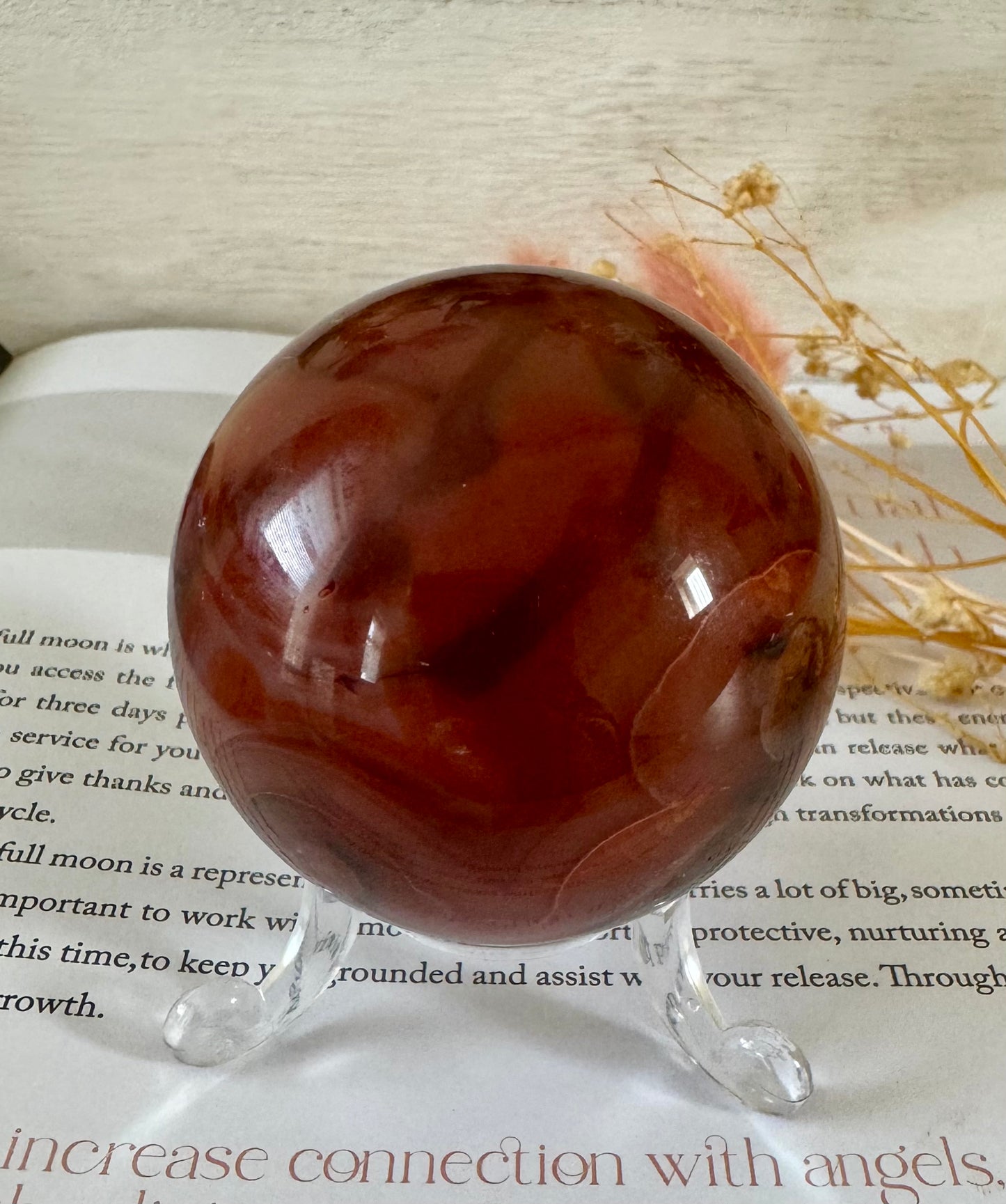 Carnelian Sphere 2