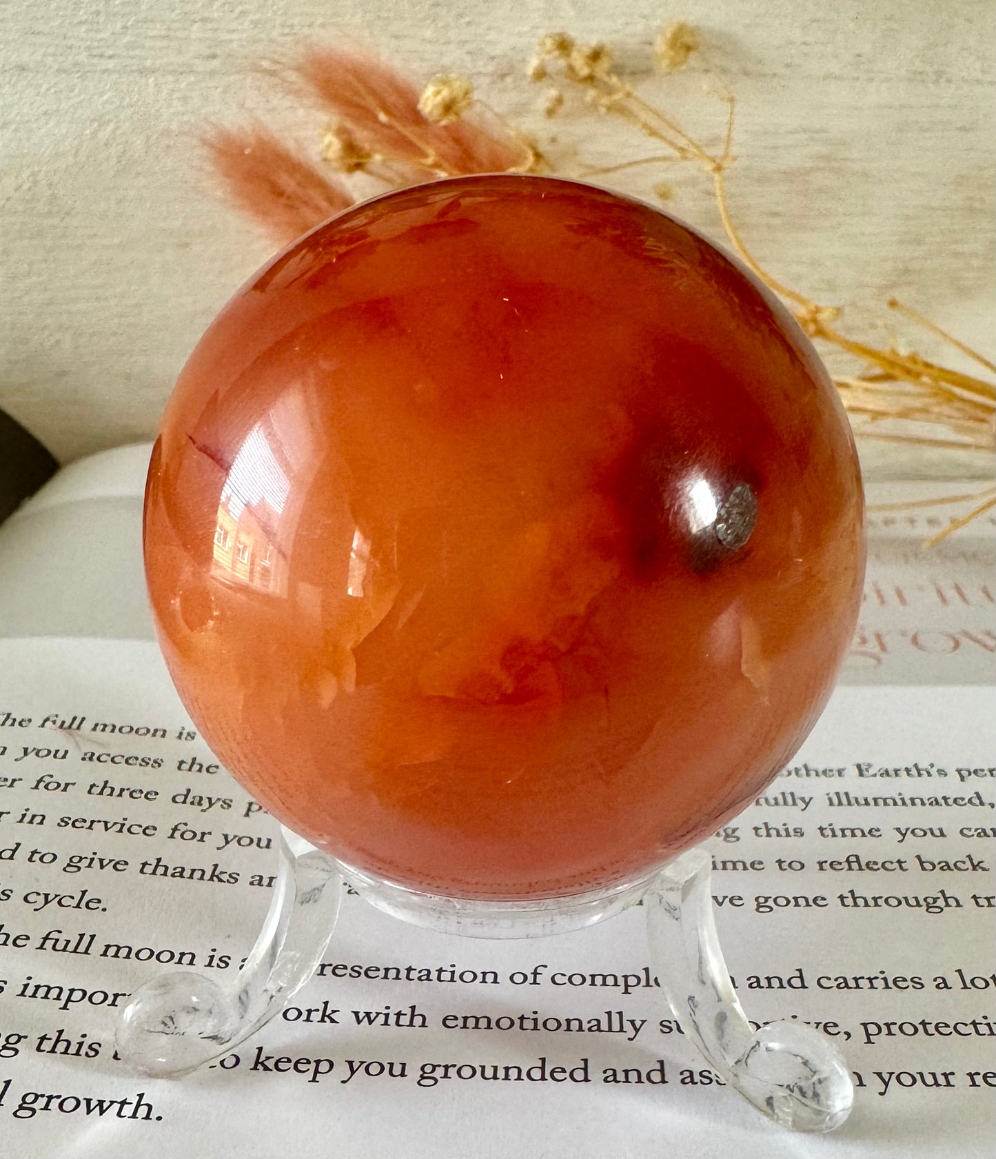 Carnelian Sphere 3