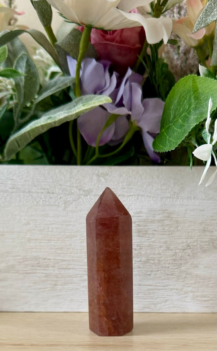 Strawberry Quartz Point 1