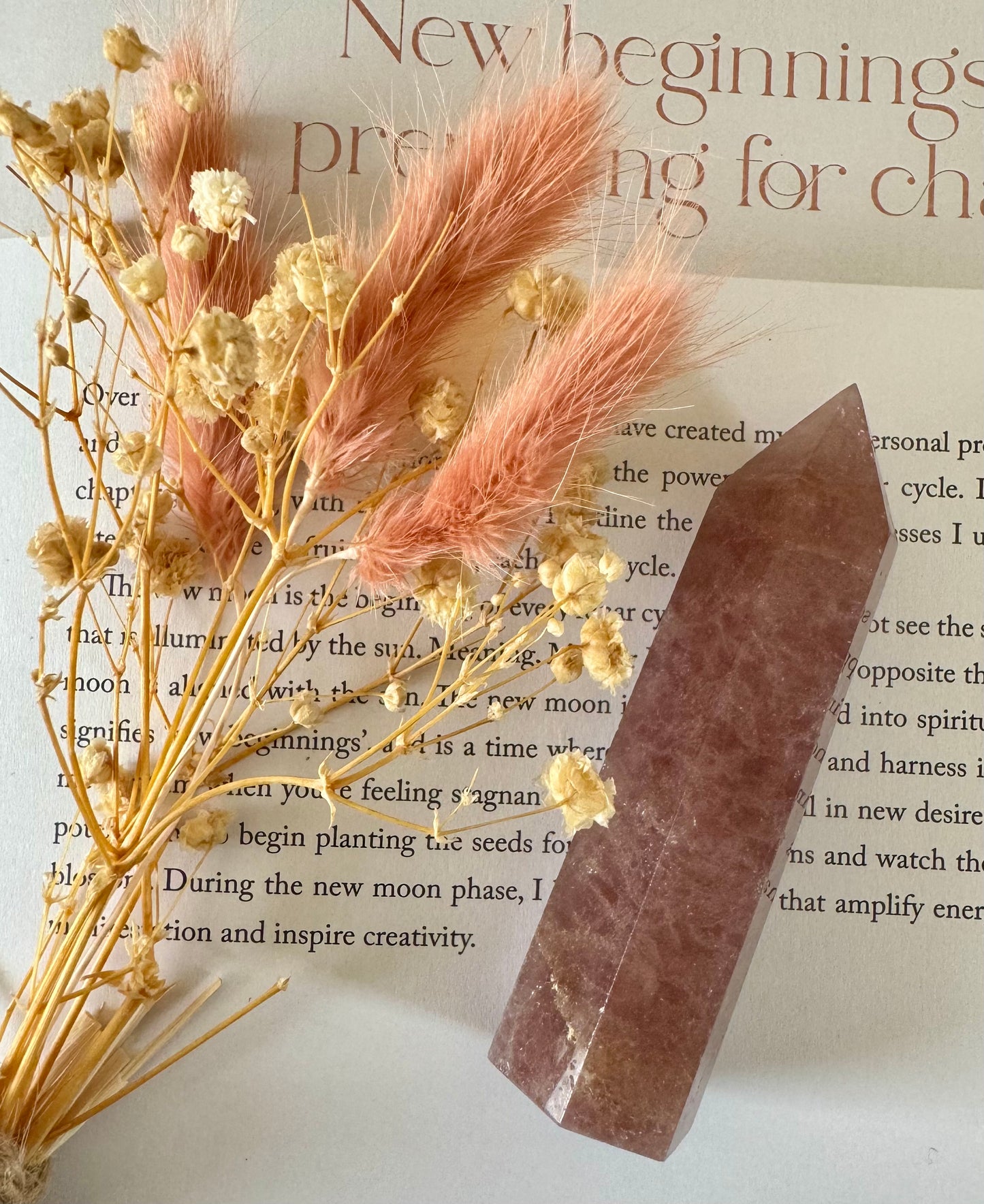 Strawberry Quartz Point 2