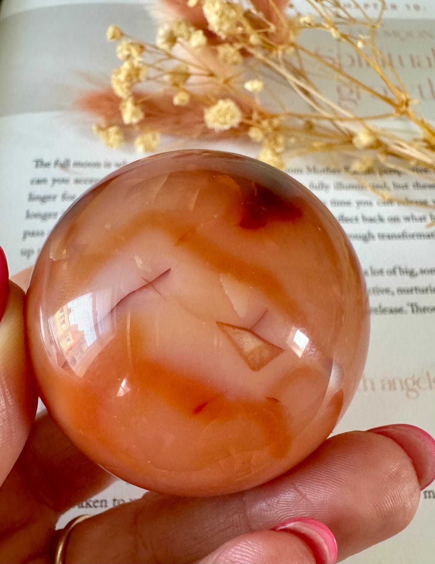 Carnelian Sphere 3