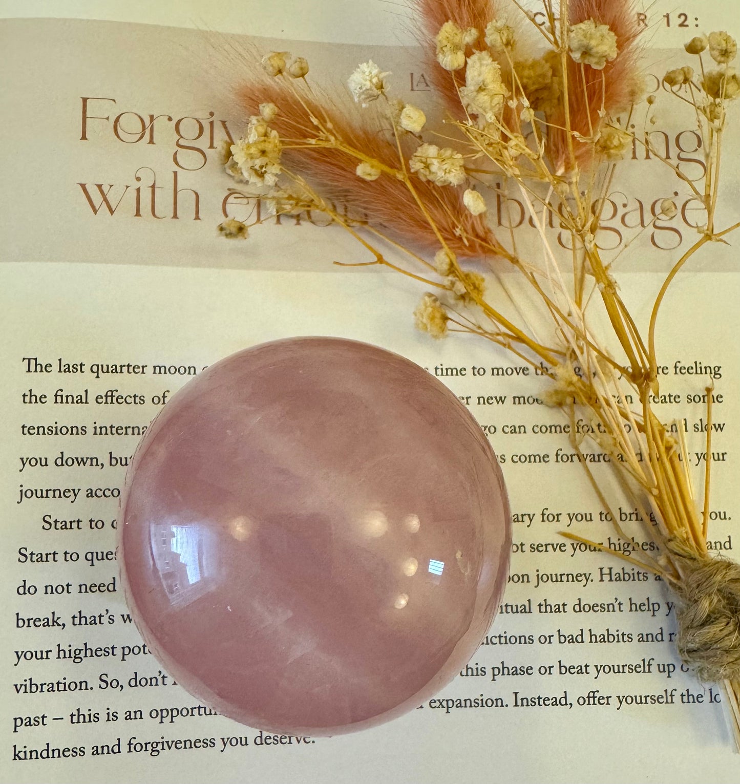 Rose Quartz Sphere