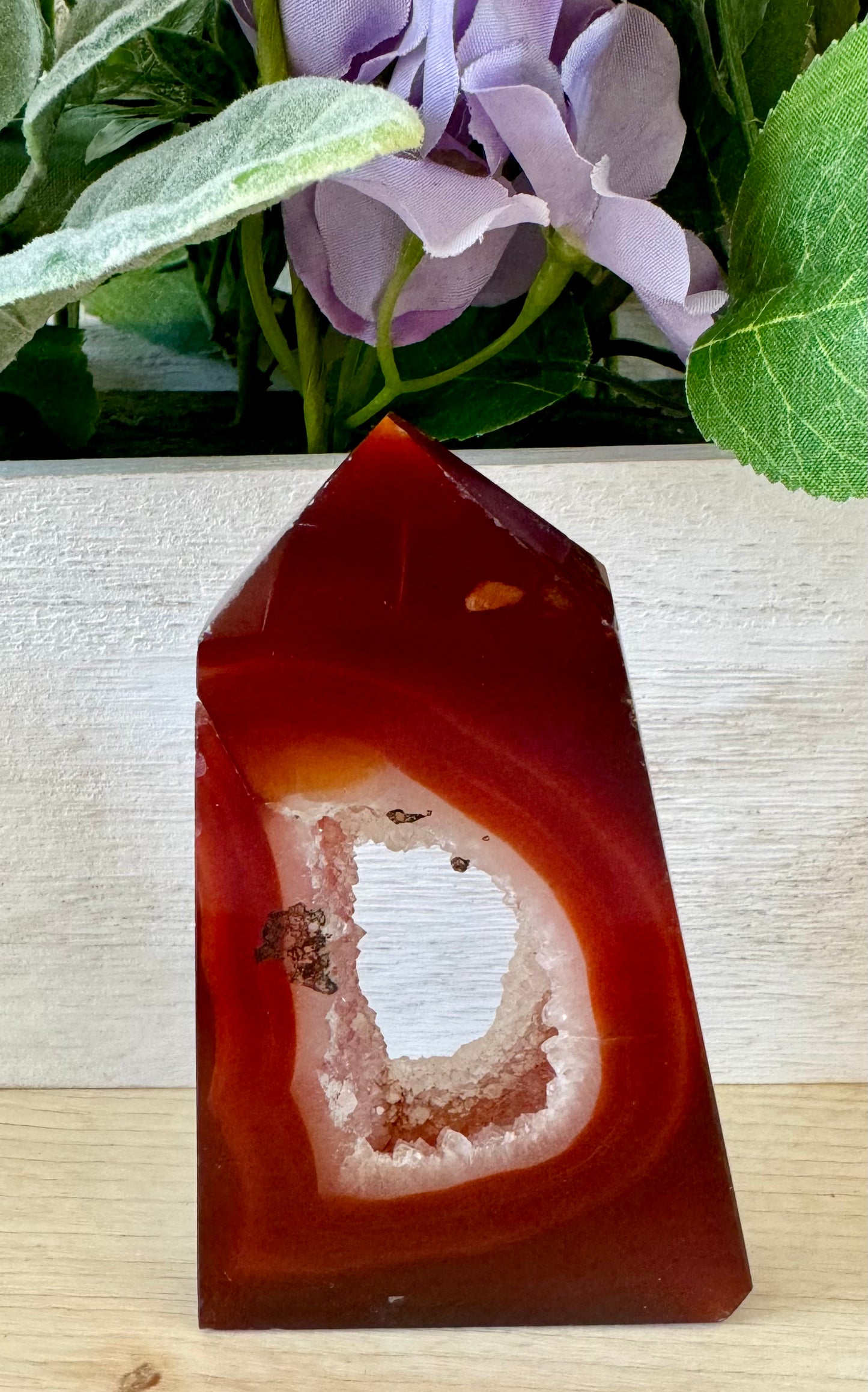 Carnelian Druzy Point 1