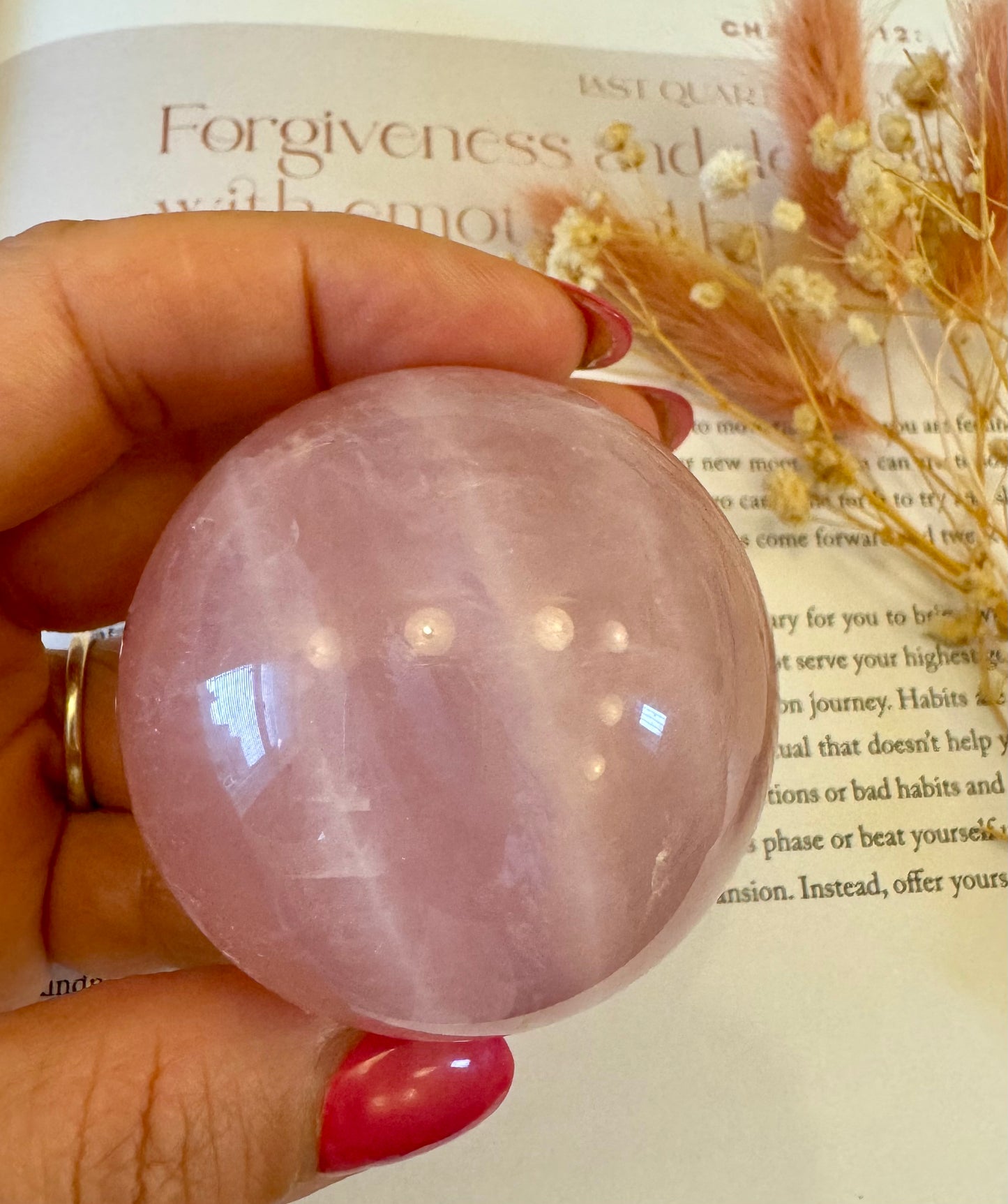 Rose Quartz Sphere