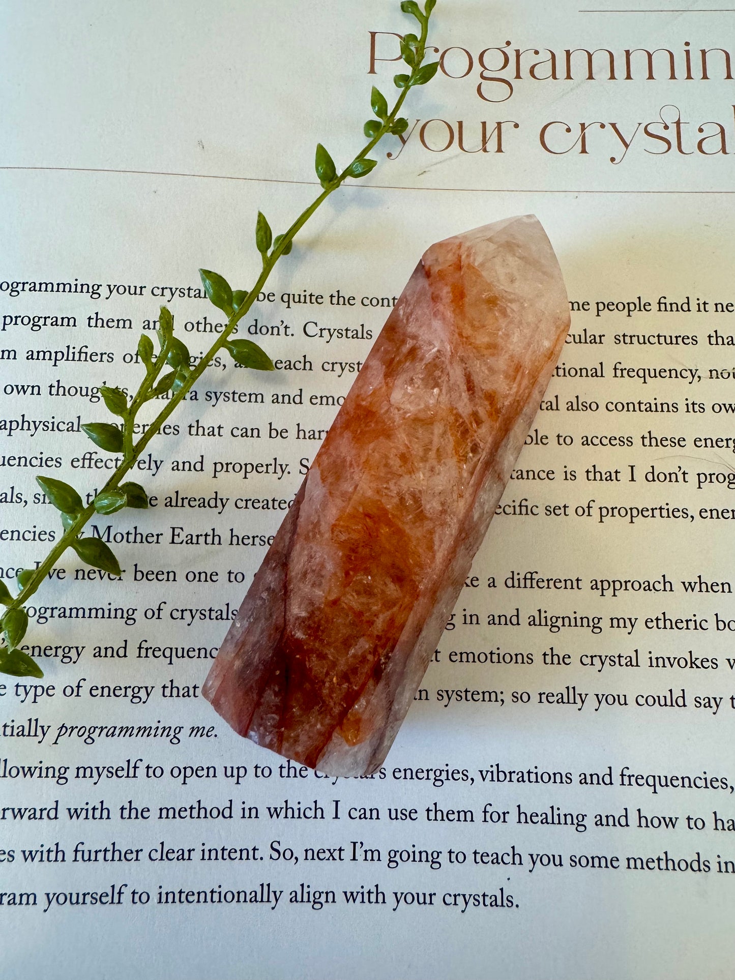 Fire Quartz Point 5