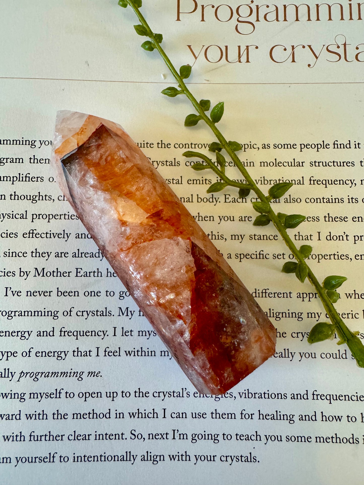 Fire Quartz Point 5