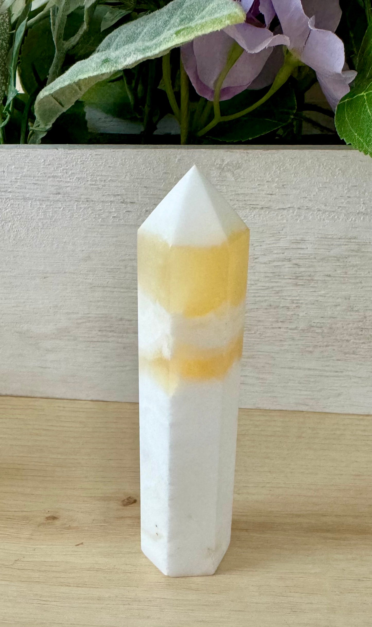 Orange Calcite Point 6