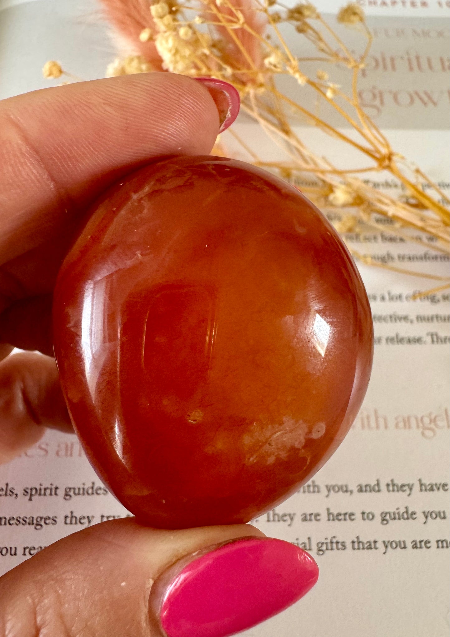 Carnelian Palmstone 1