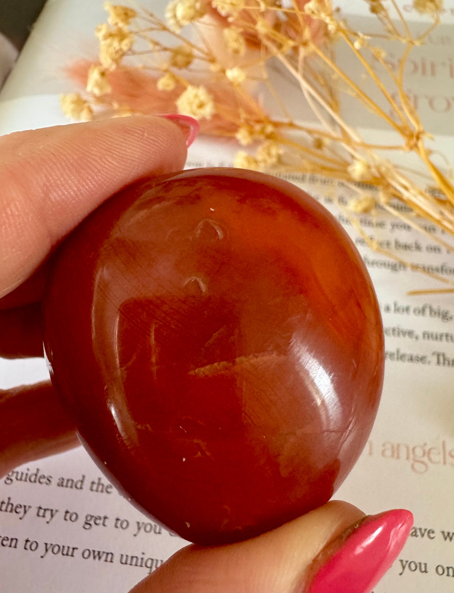 Carnelian Palmstone 2