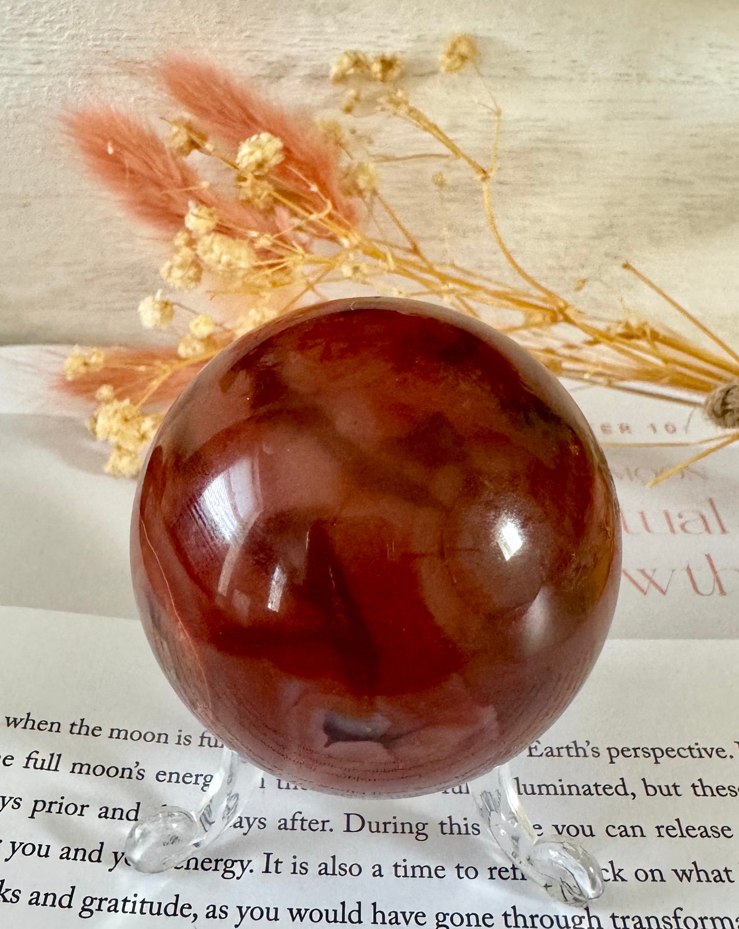 Carnelian Sphere 2