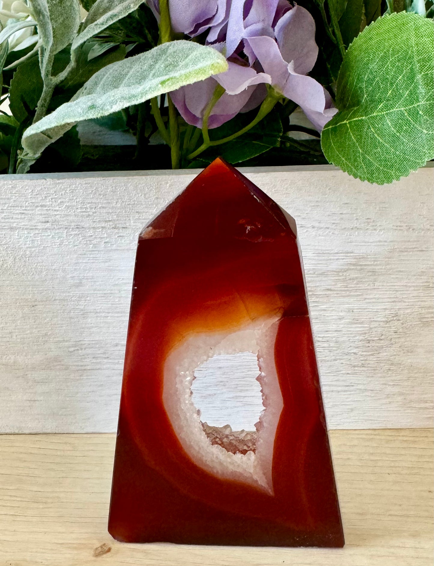 Carnelian Druzy Point 1