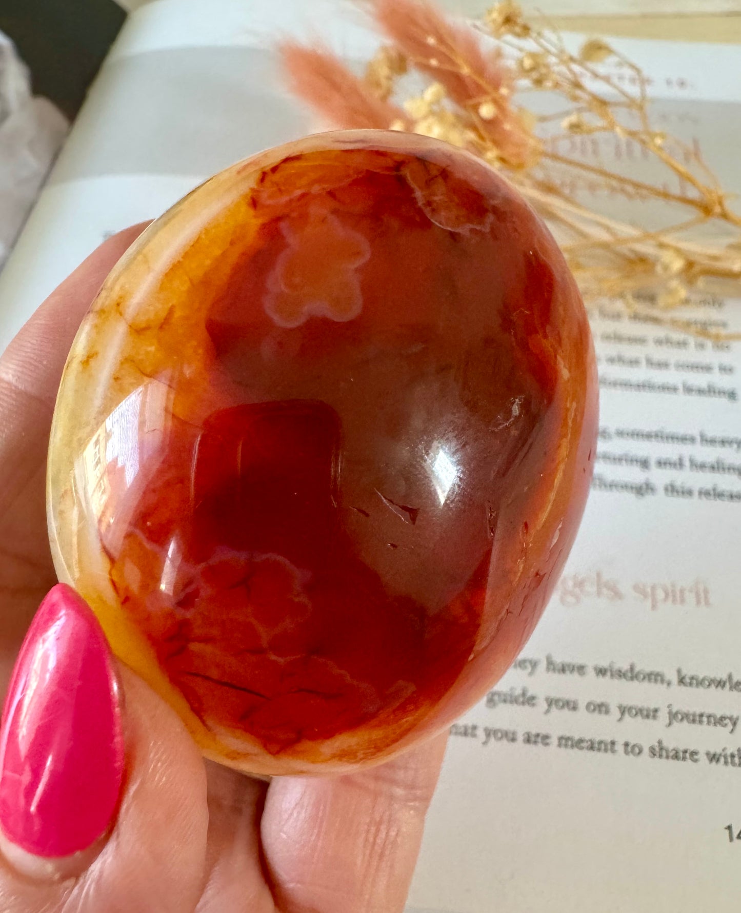 Carnelian Palmstone 4