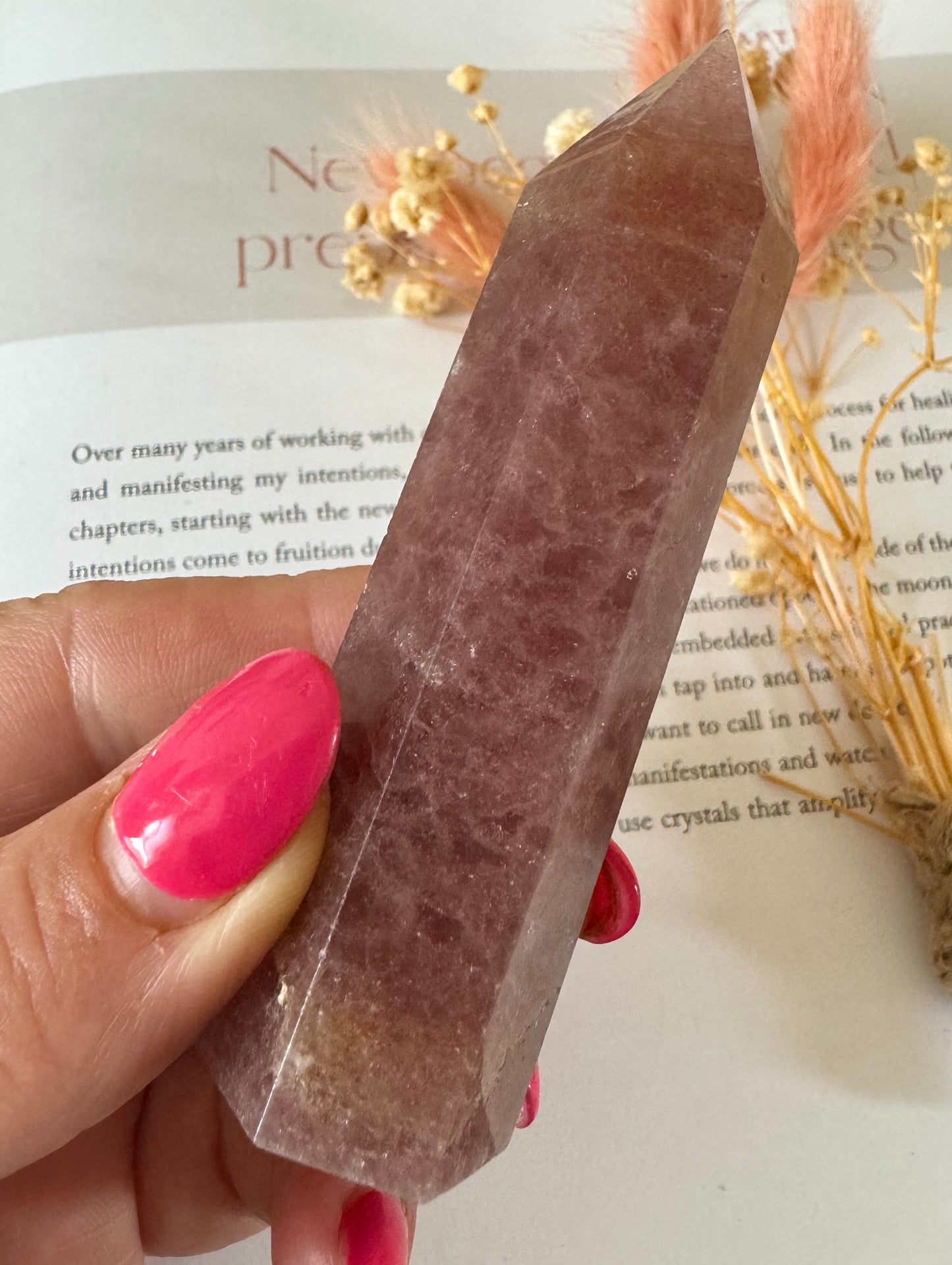 Strawberry Quartz Point 2