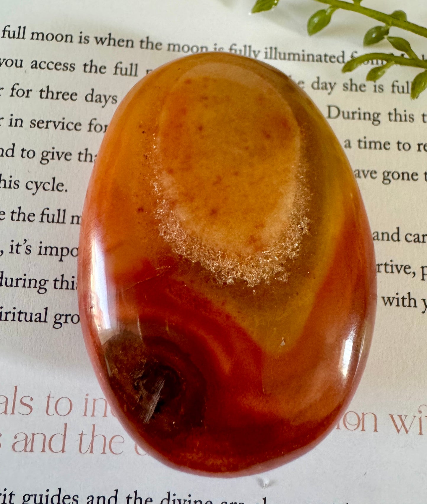 Carnelian Palmstone 6