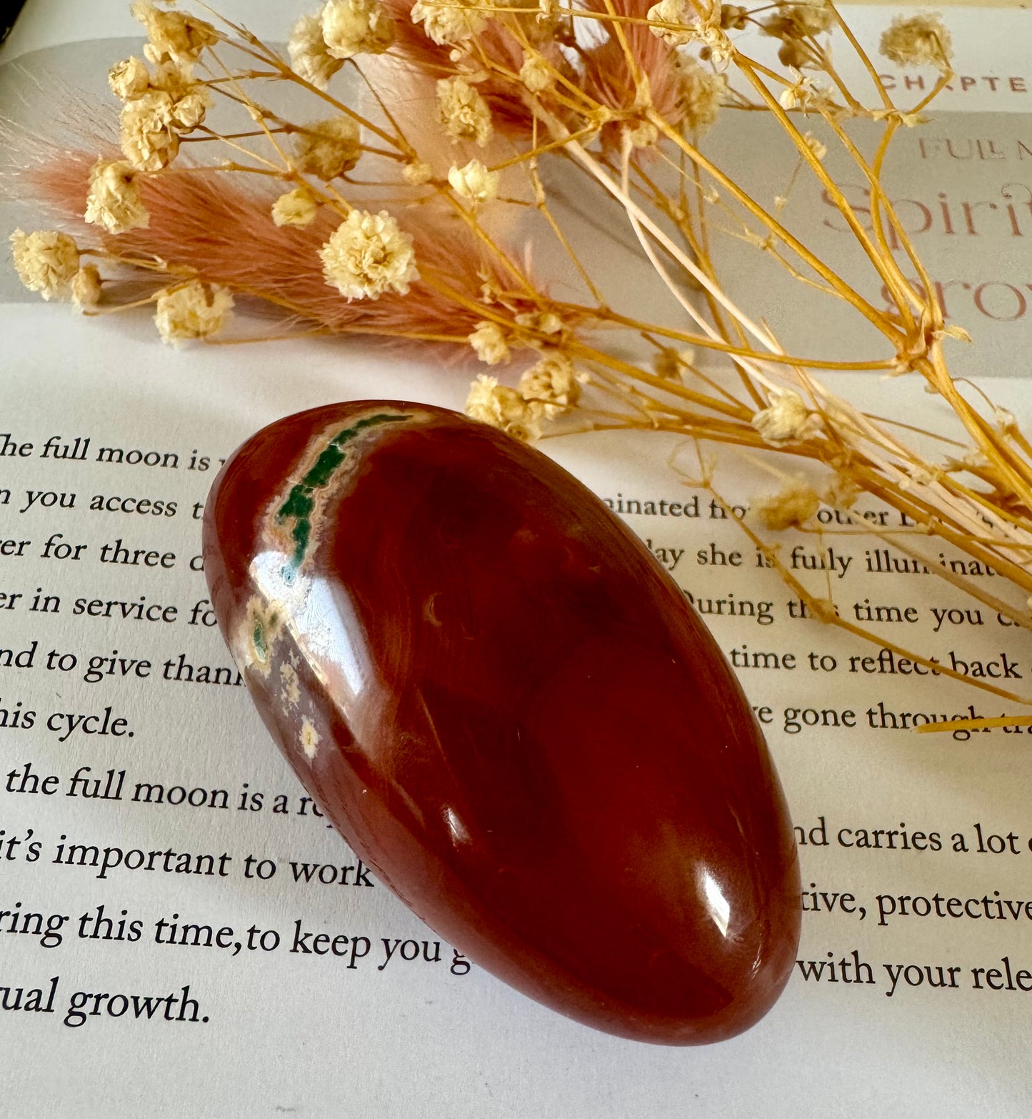 Carnelian Palmstone 3