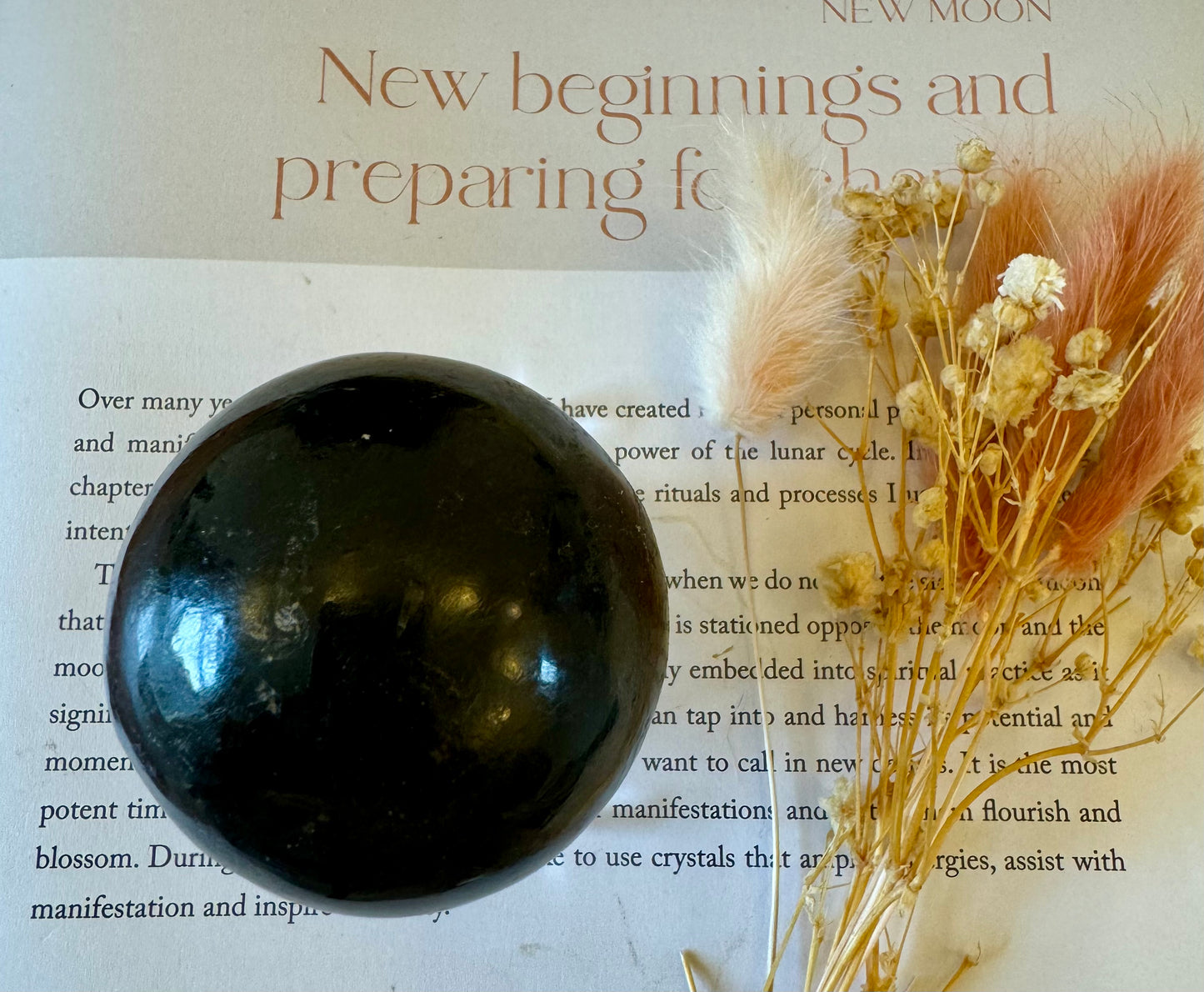 Black Tourmaline Sphere