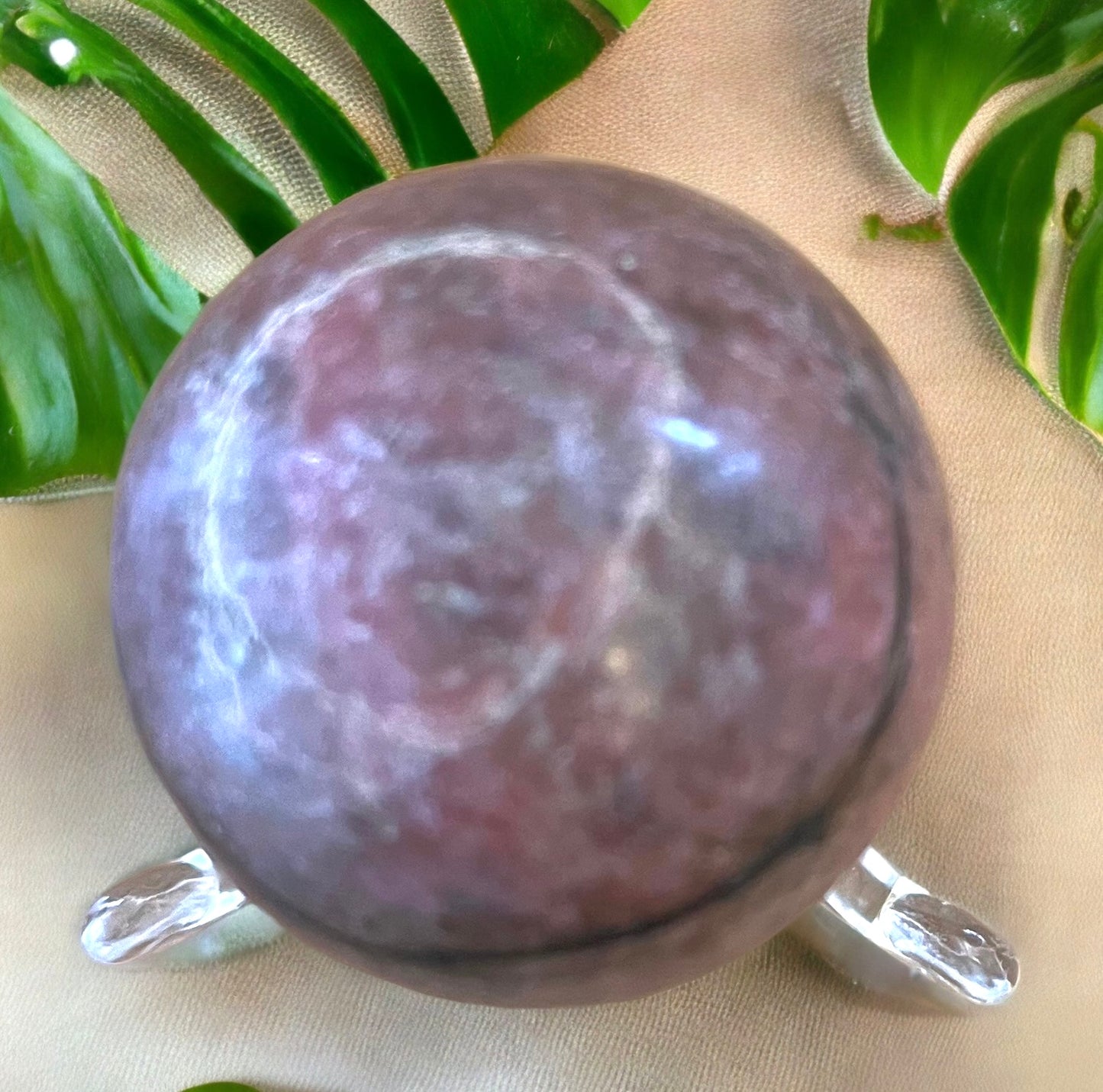 Rhodonite Sphere