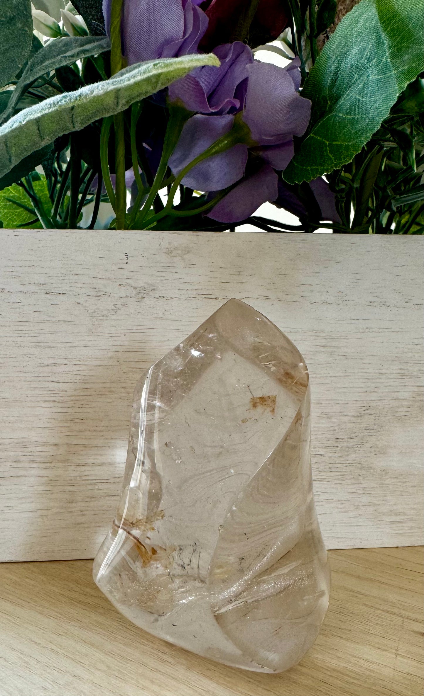 Clear Quartz Flame