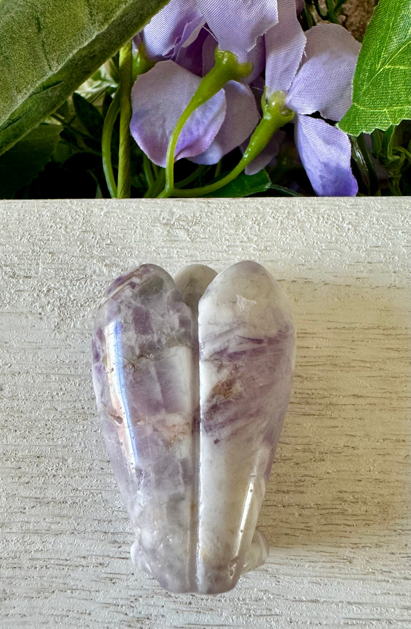 Chevron Amethyst Angel