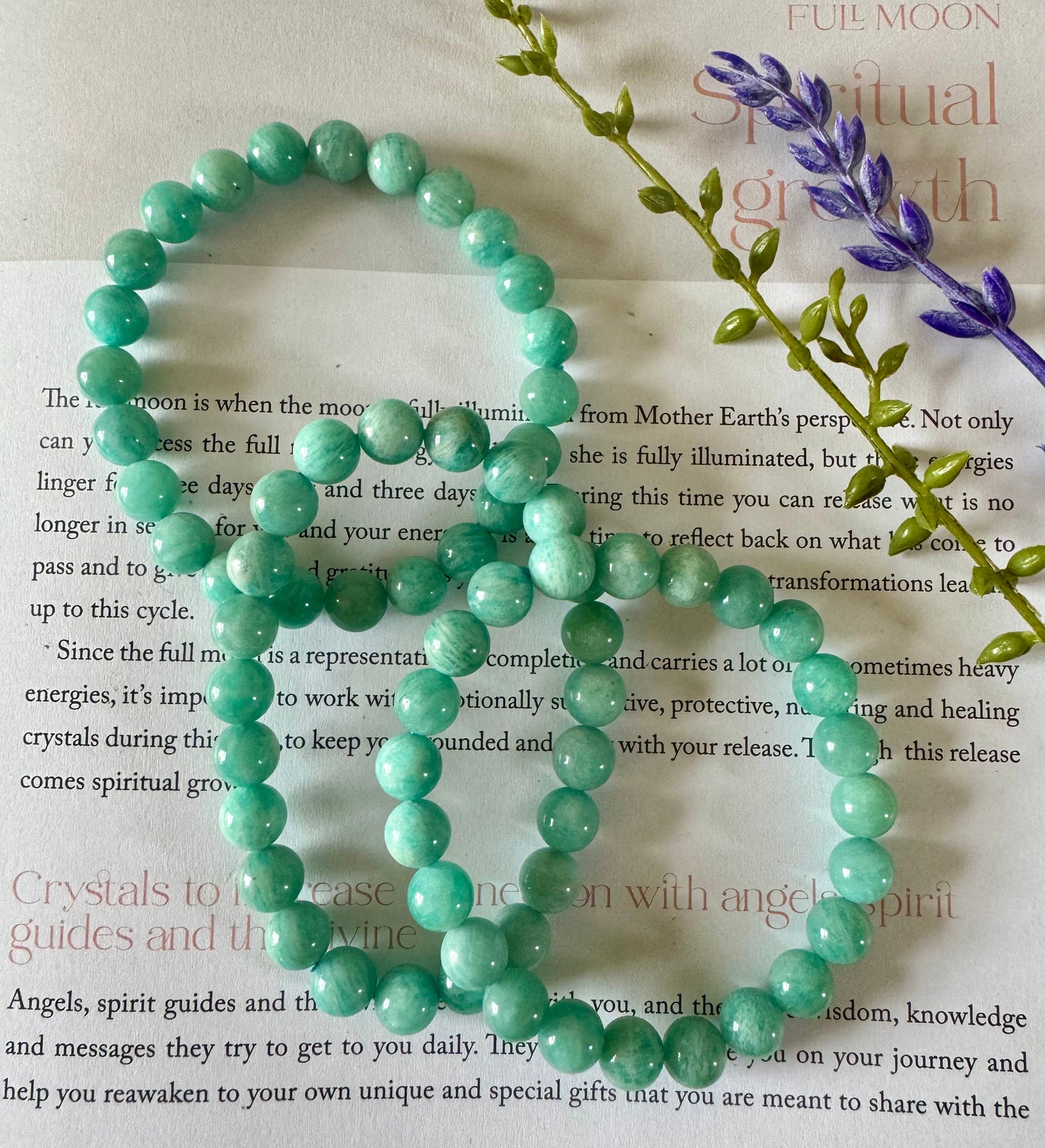 Amazonite Beaded Bracelets