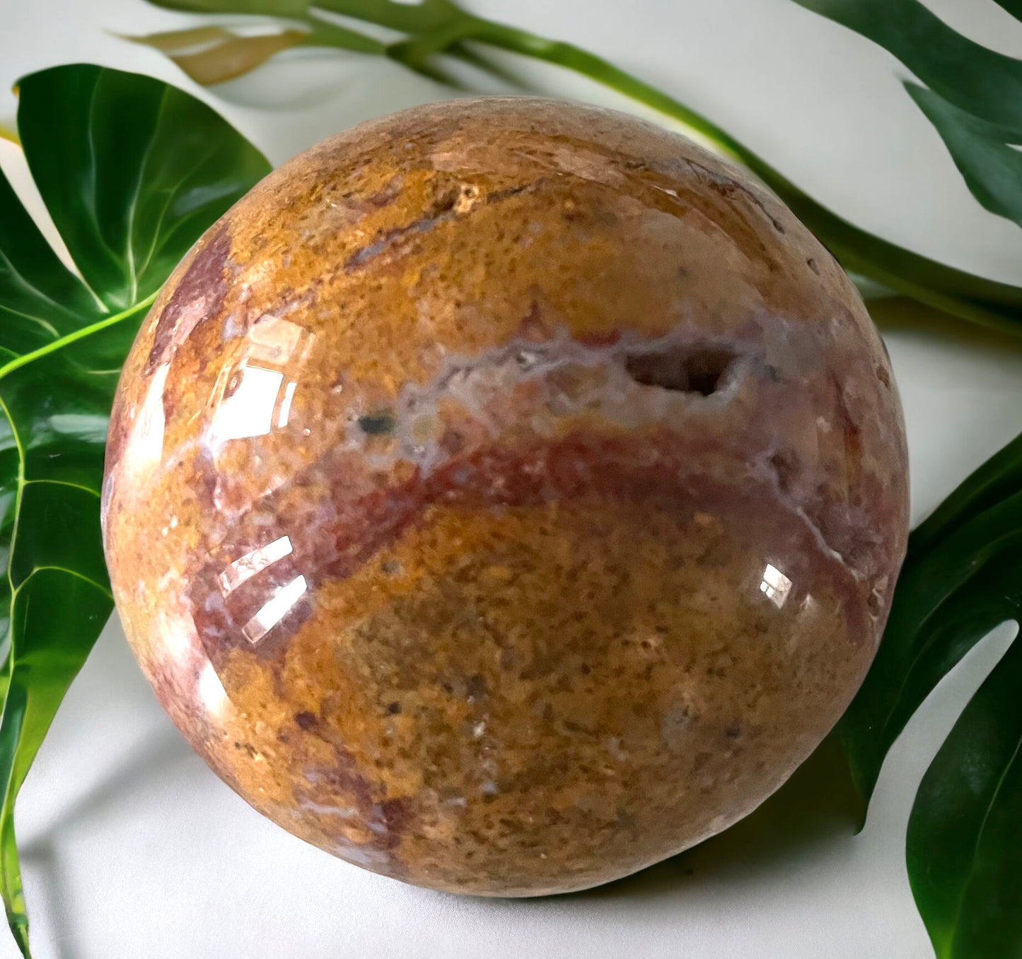 Ocean Jasper Sphere