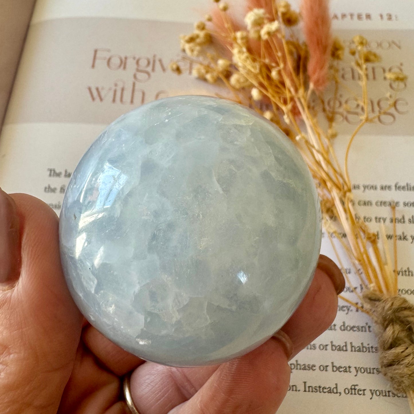 Blue Calcite Sphere 1