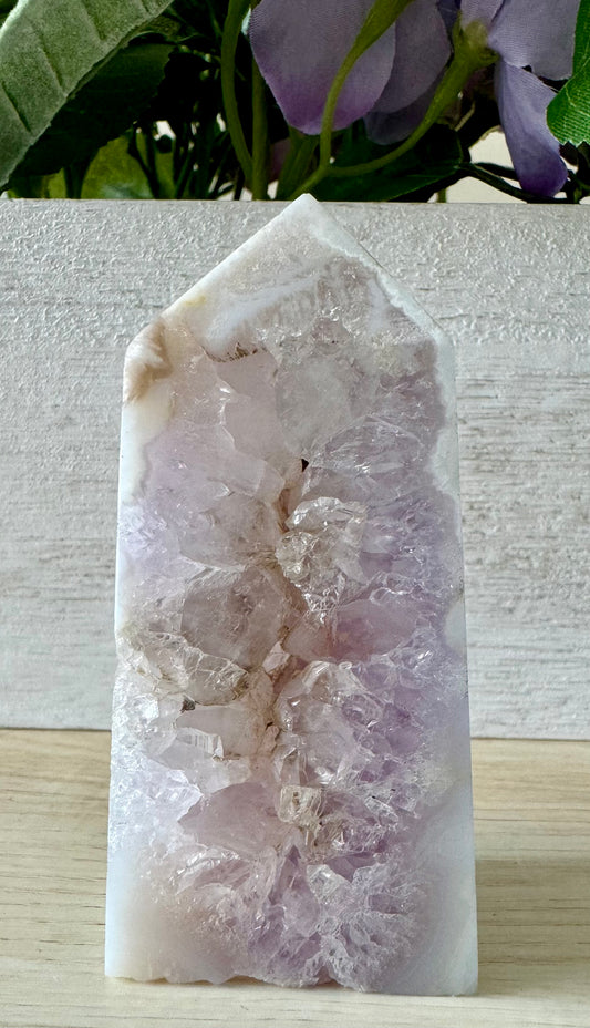 Amethyst Agate Druzy Point 2