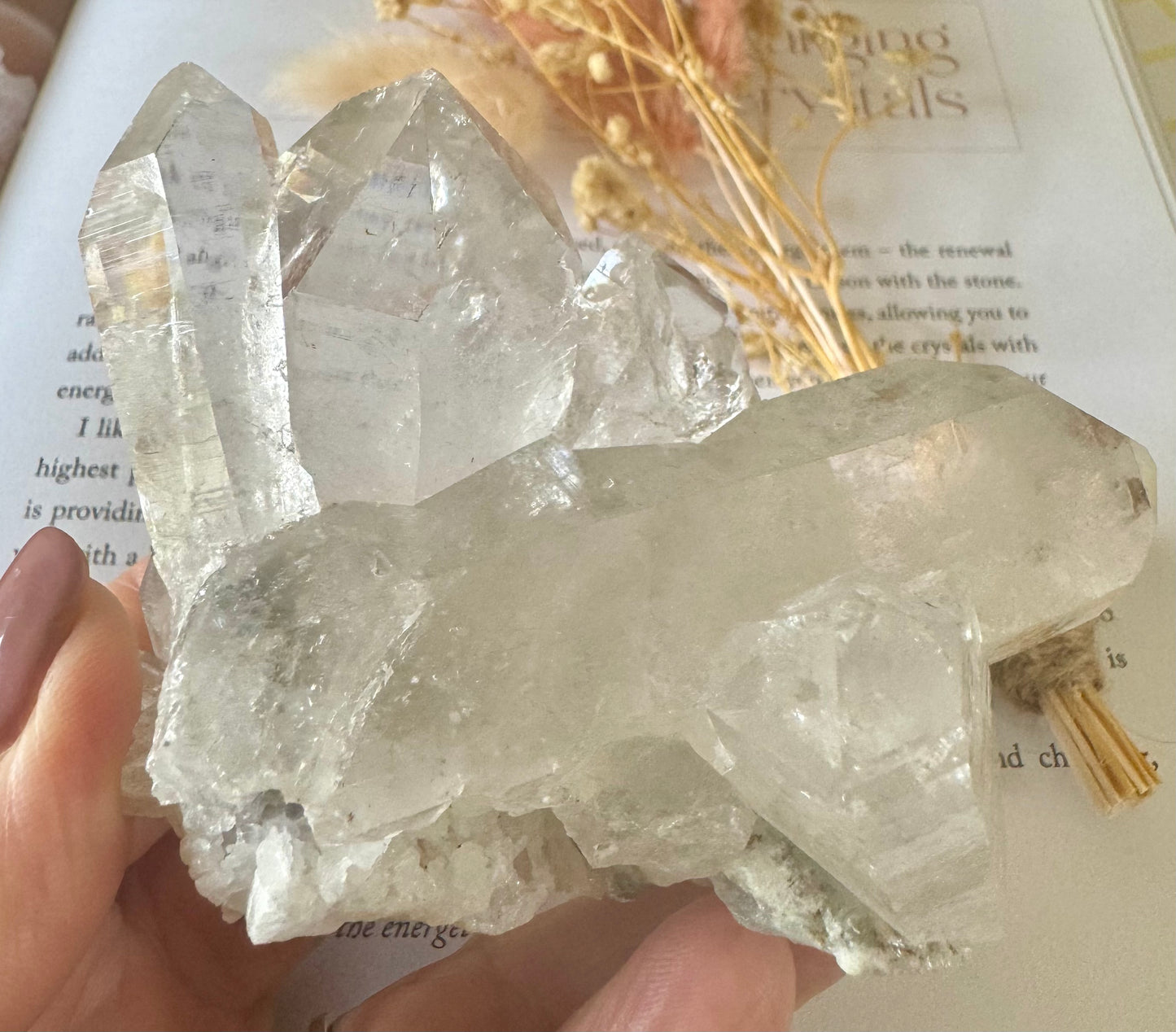 Clear Quartz Cluster 1