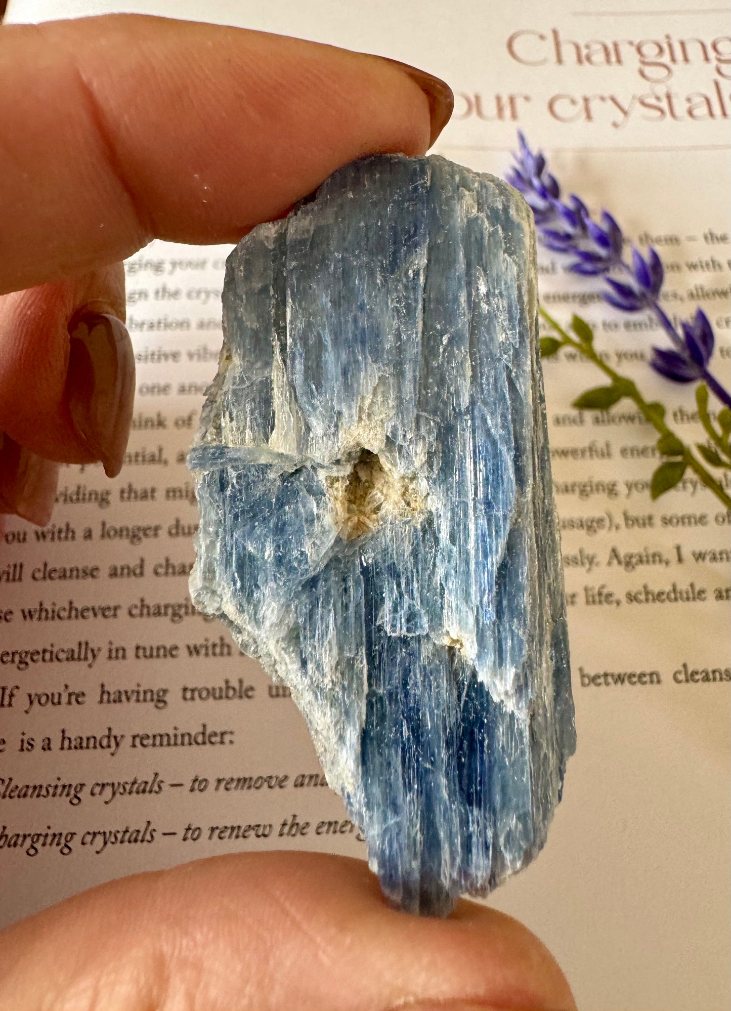 Rough Blue Kyanite