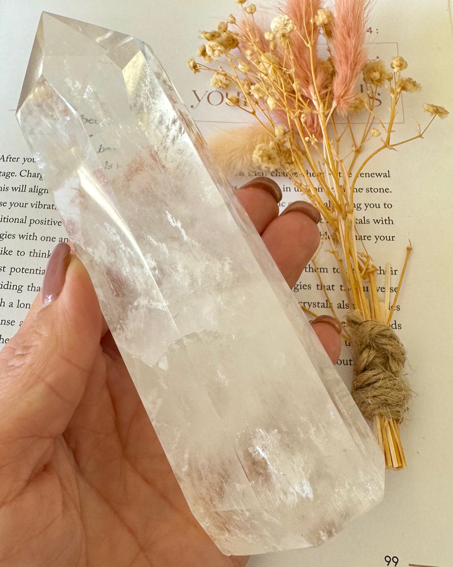 Clear Quartz Point 1