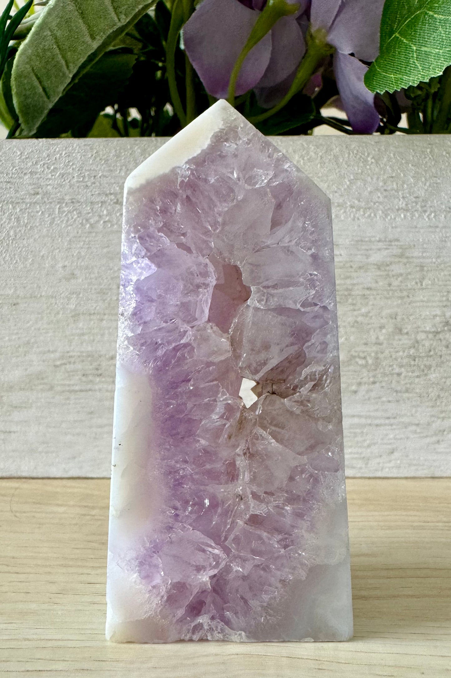 Amethyst Agate Druzy Point 2