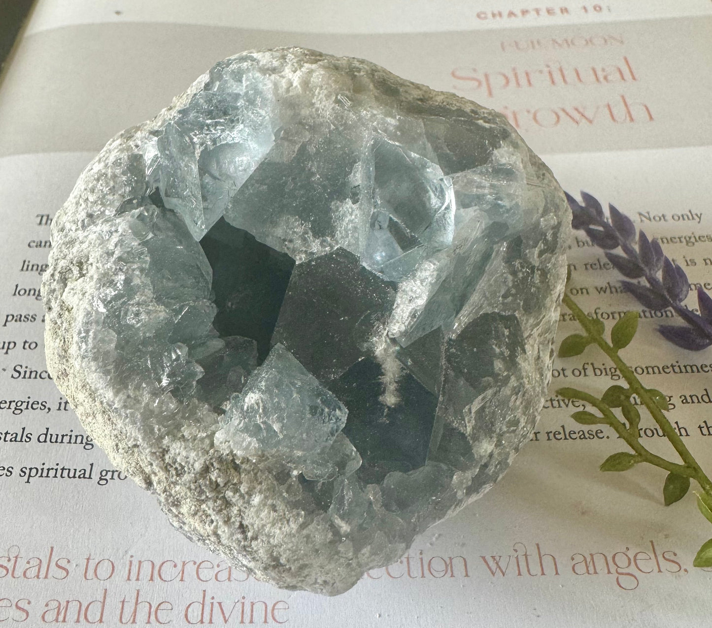 Celestite cluster 1