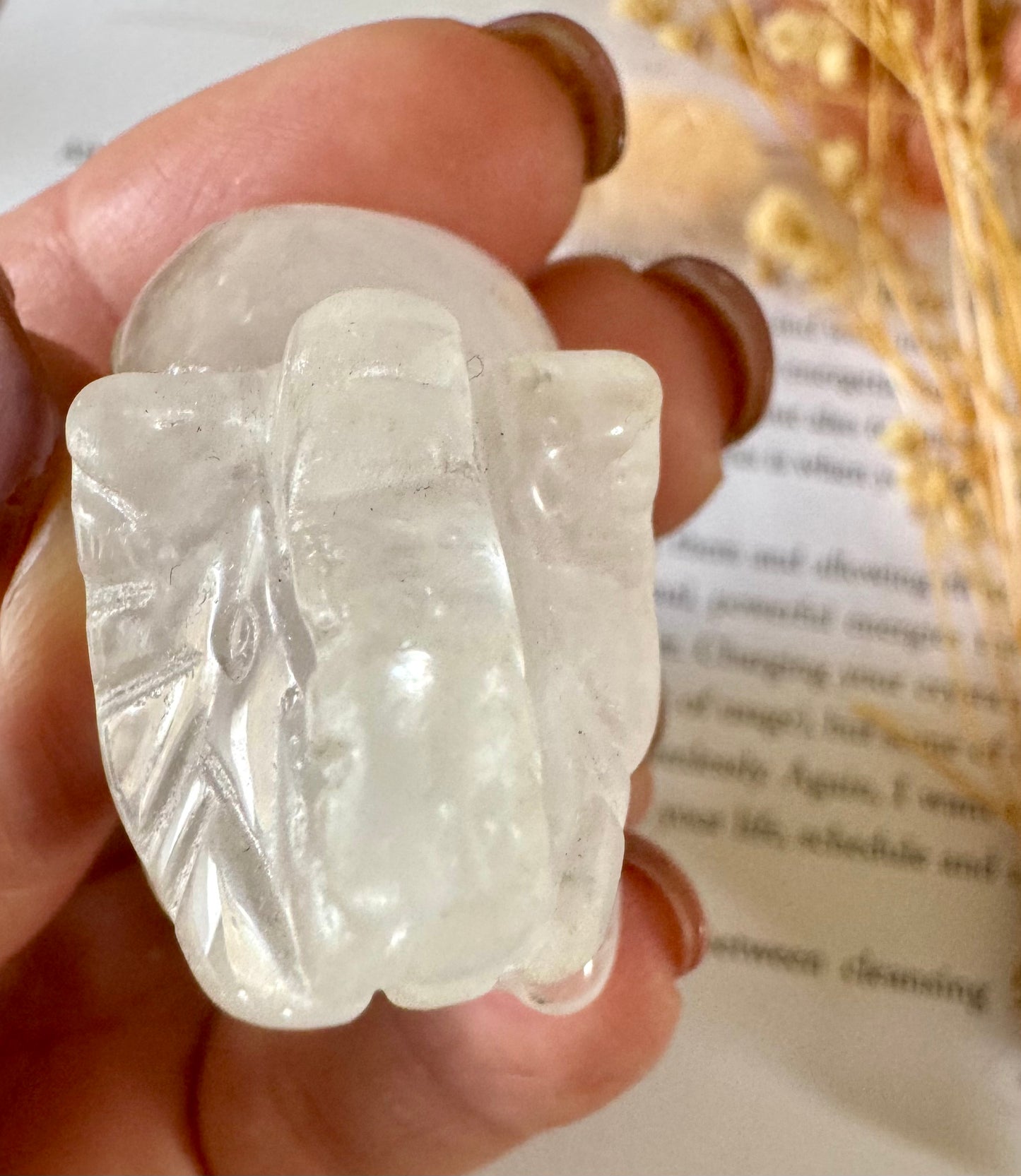 Clear Quartz Elephant