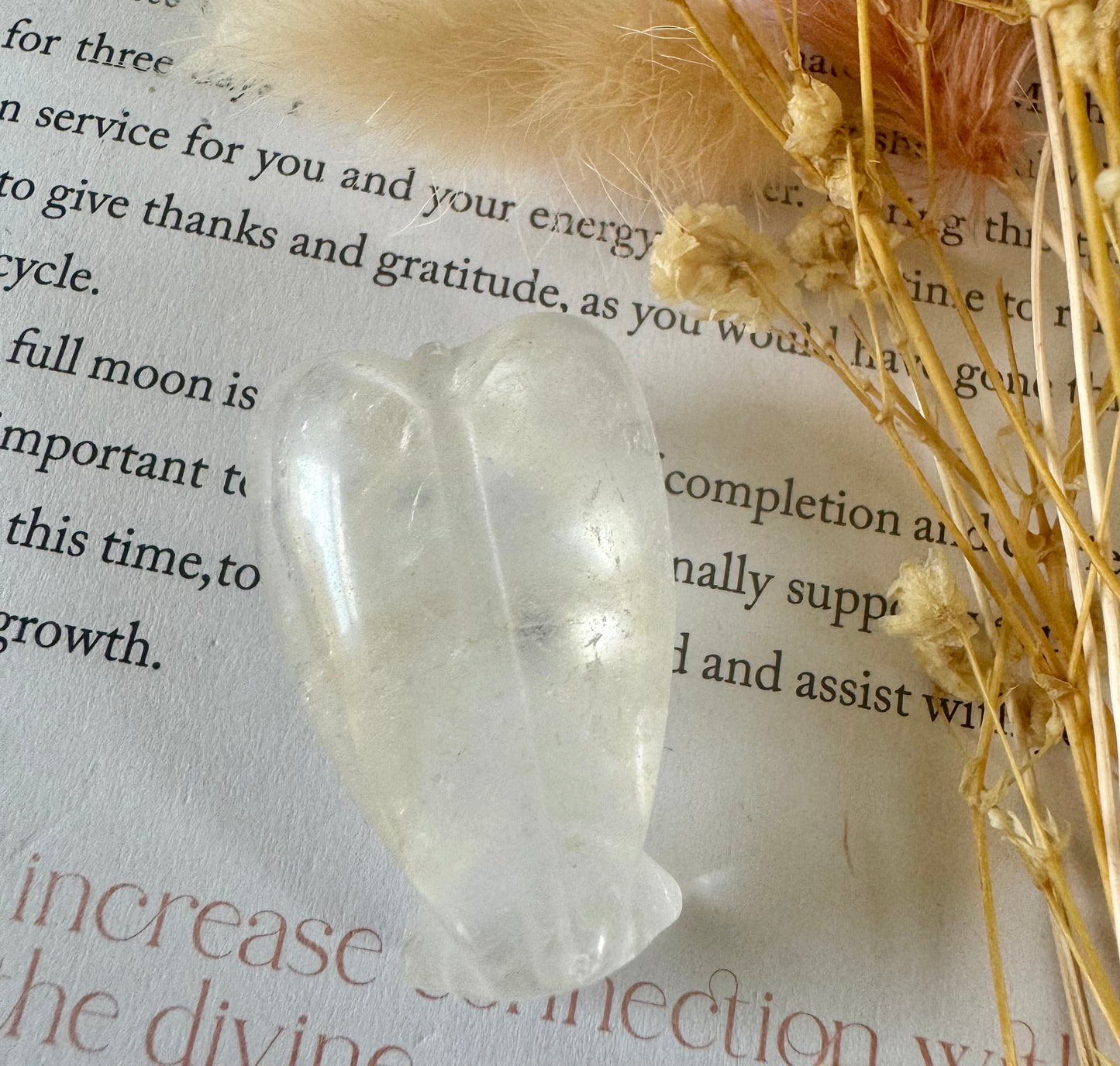 Clear Quartz Angel