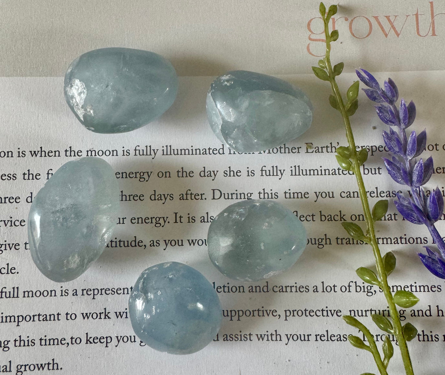 Celestite Tumblestones