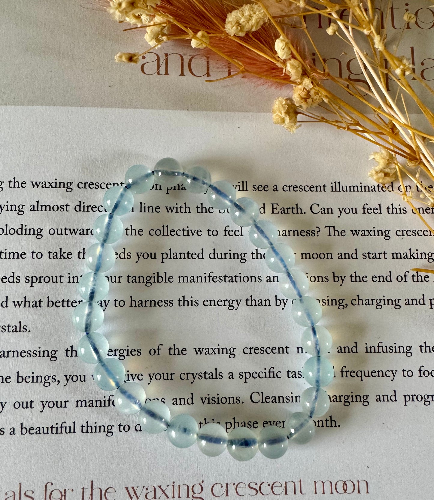 Aquamarine Beaded Bracelets