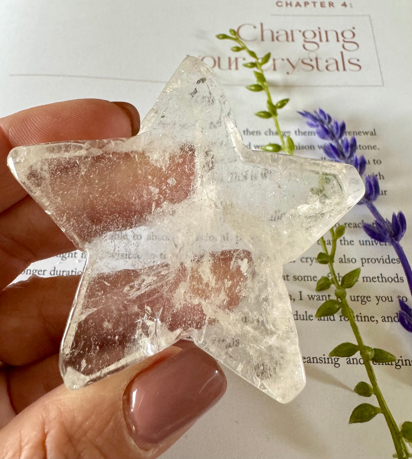 Clear Quartz Star