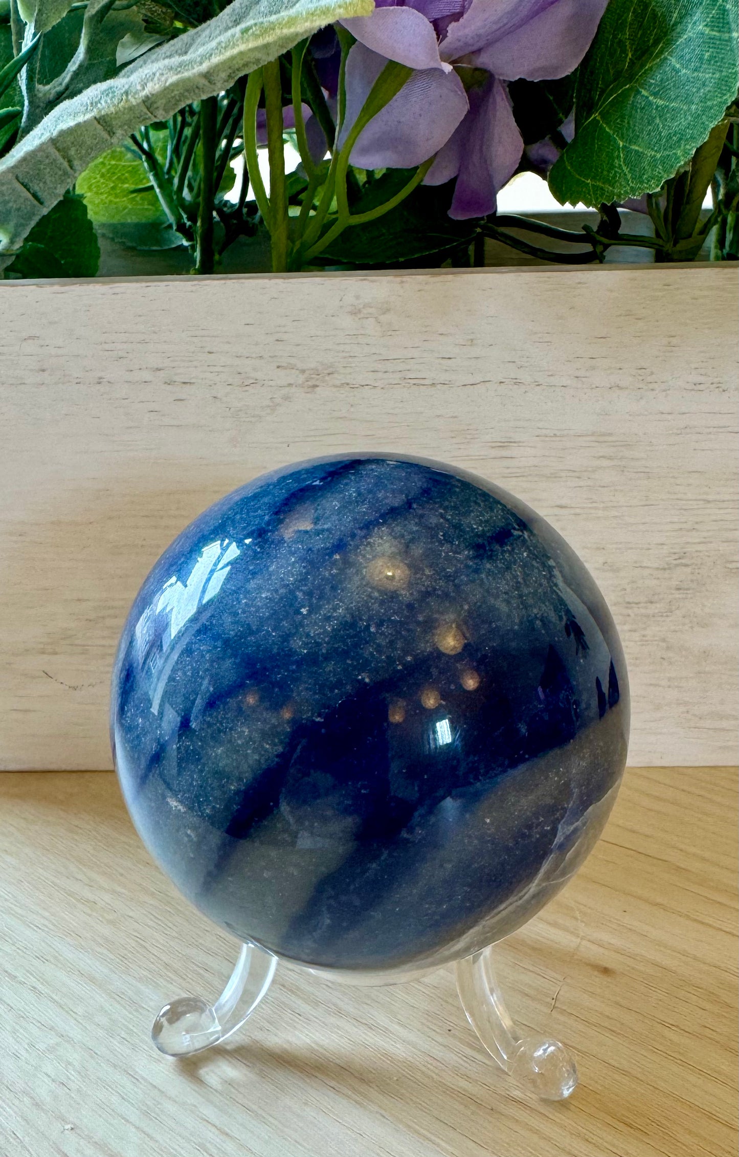 Blue Aventrine Sphere 2