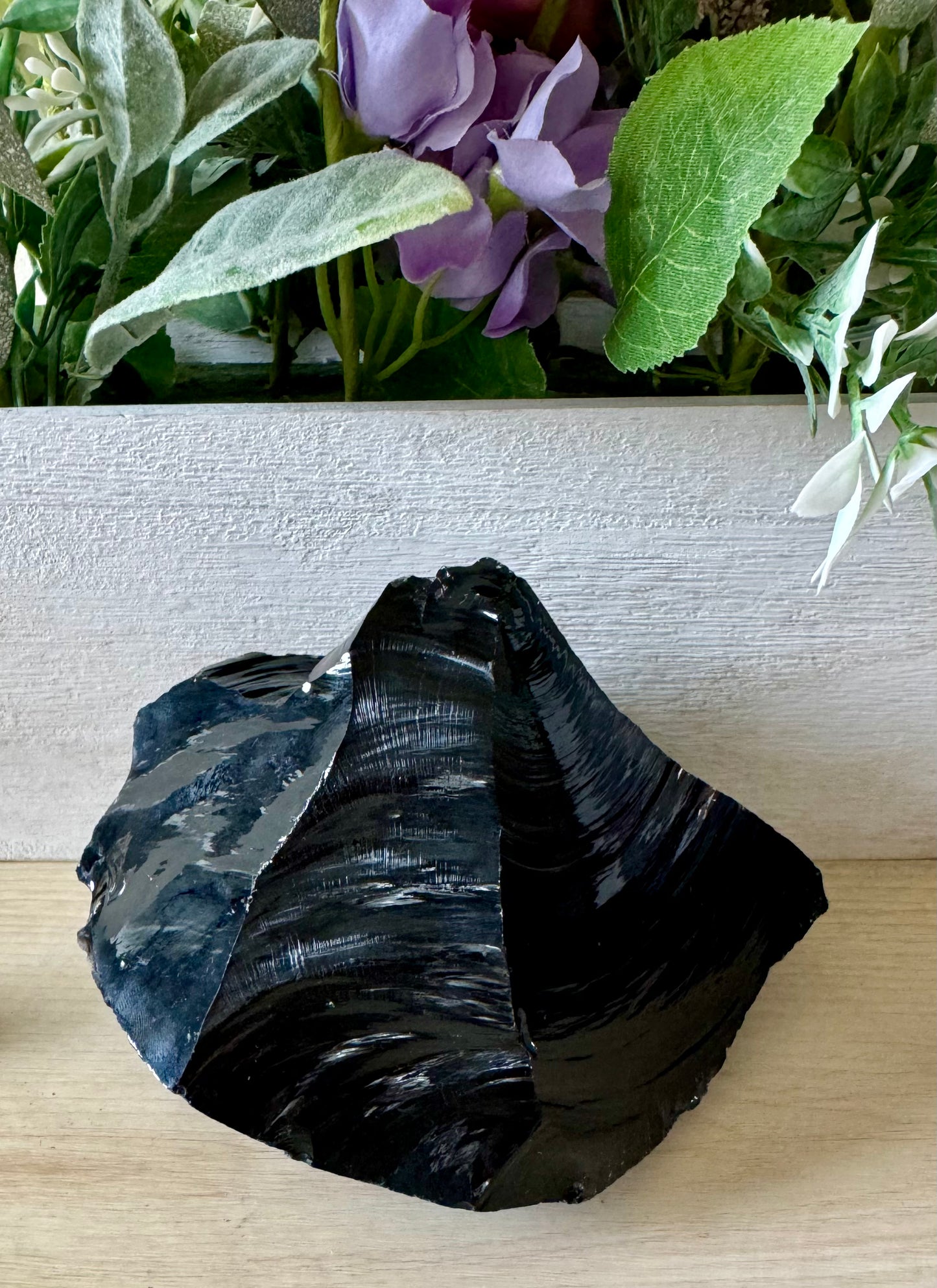 Rough Black Obsidian