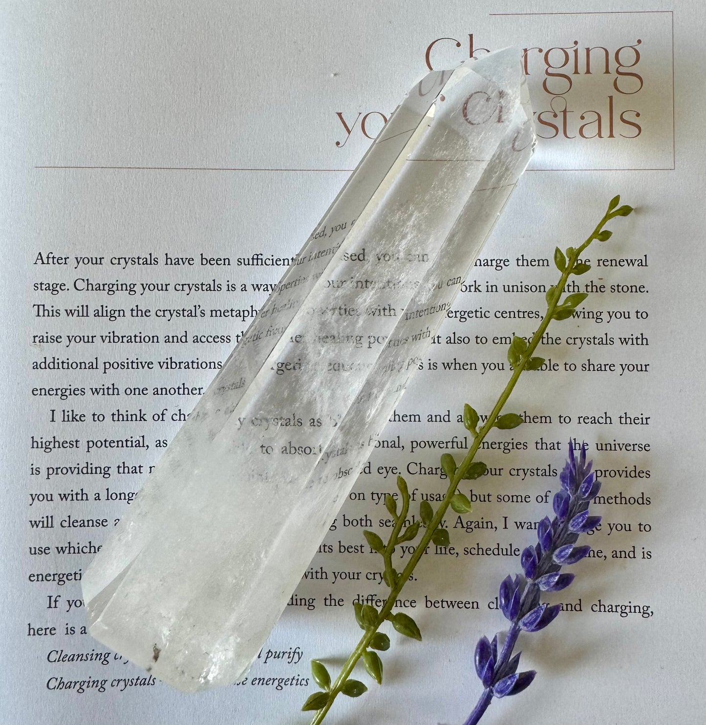 Clear Quartz Point 2