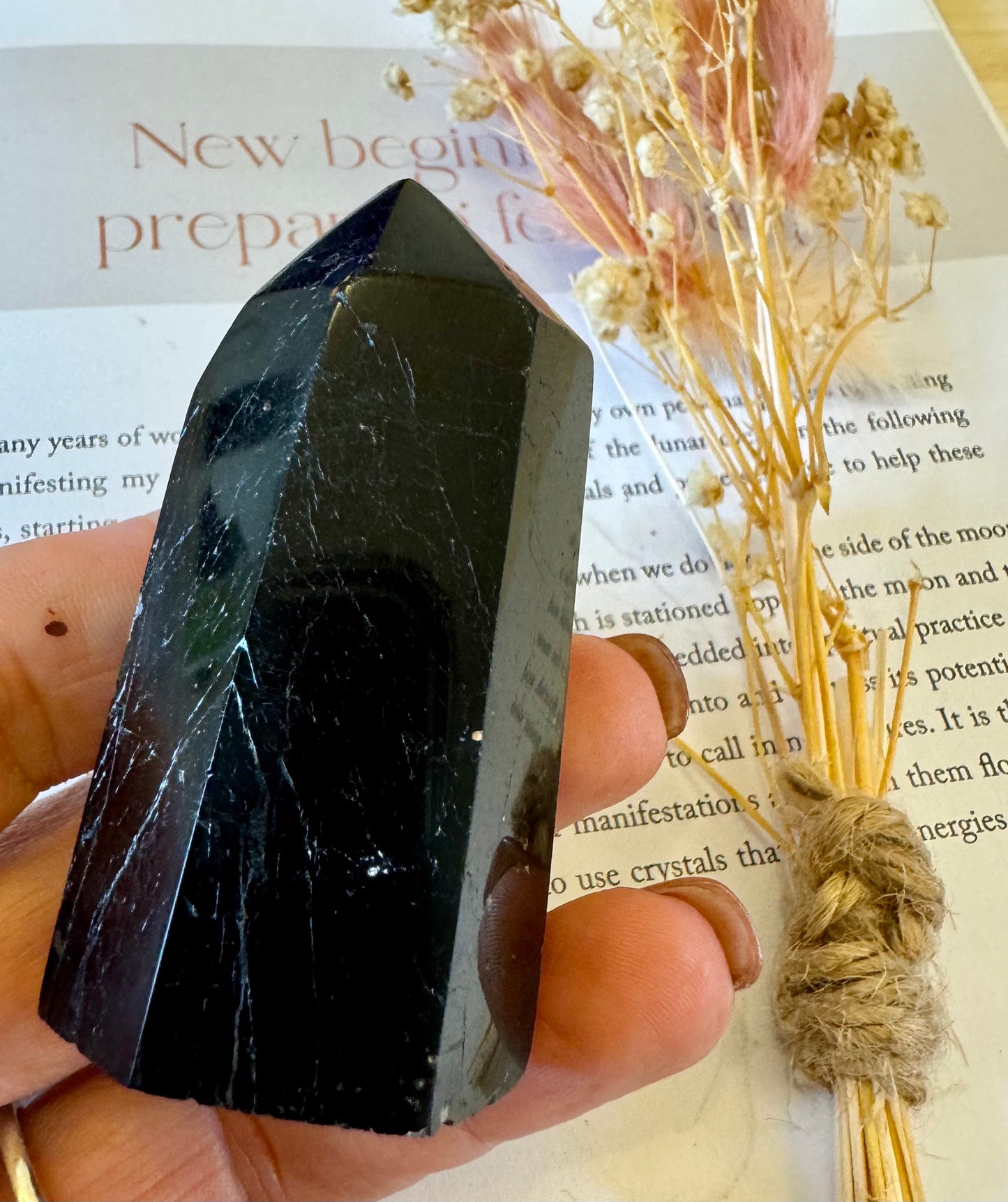 Black Tourmaline Point 3