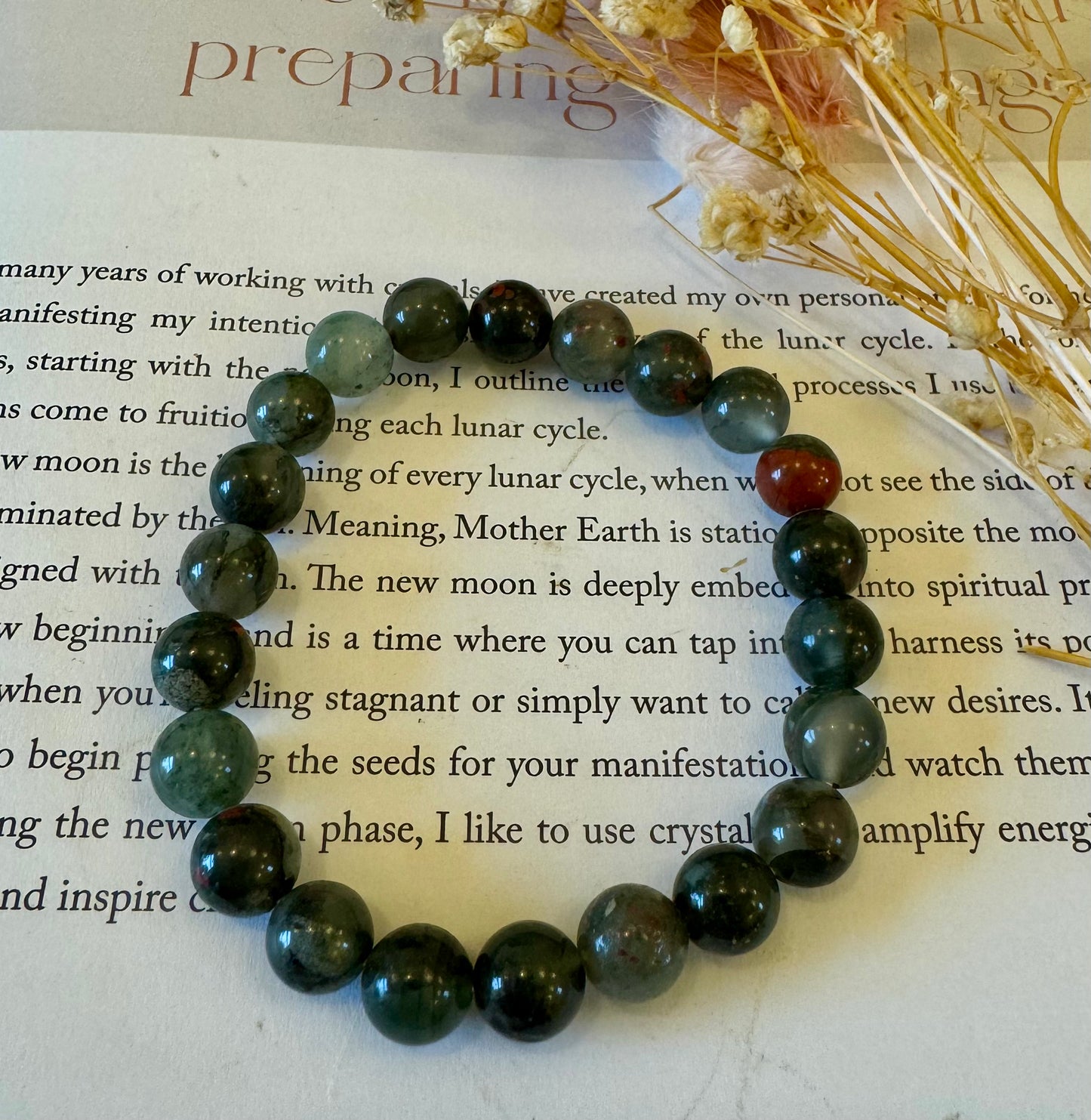 Bloodstone Bracelet