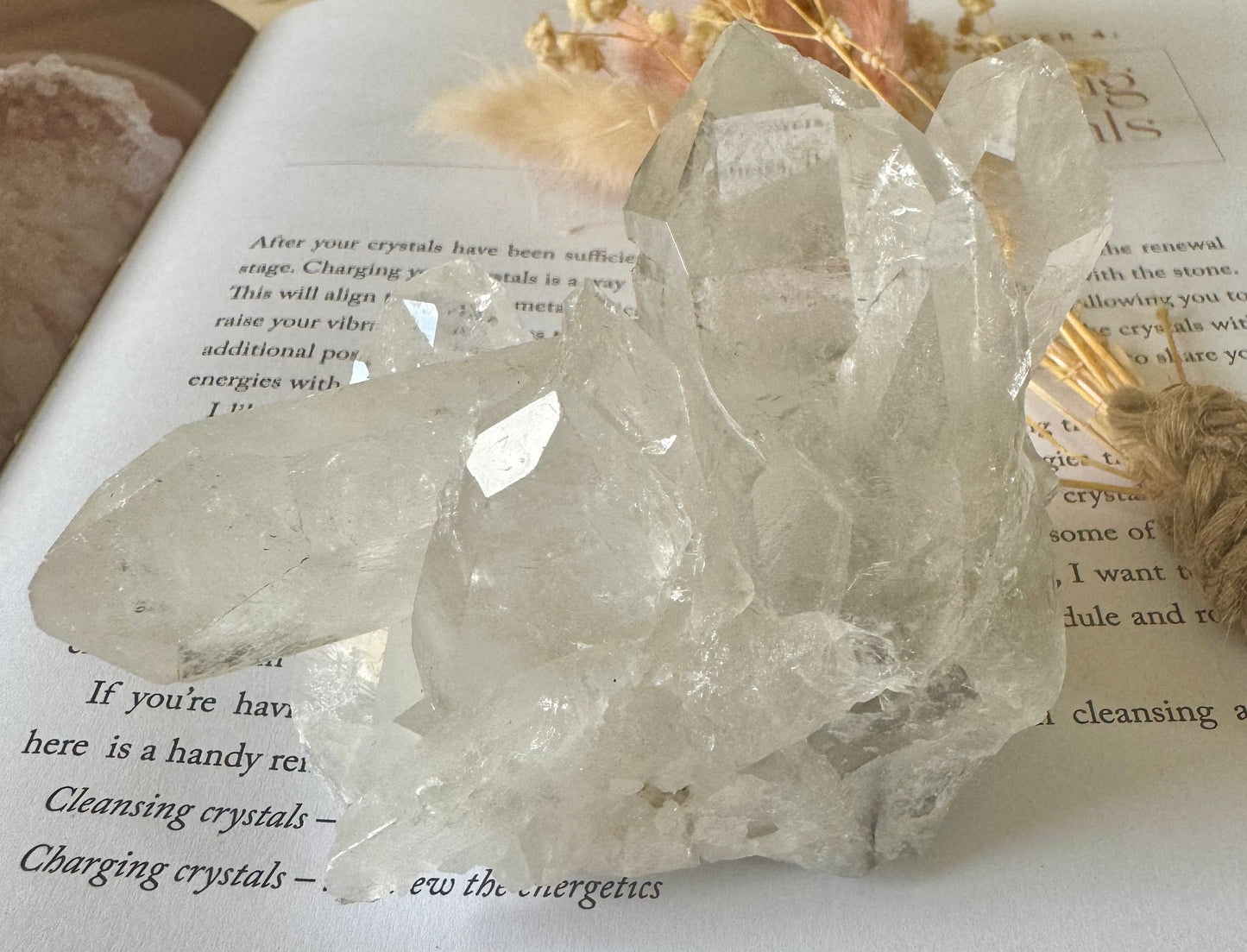 Clear Quartz Cluster 1