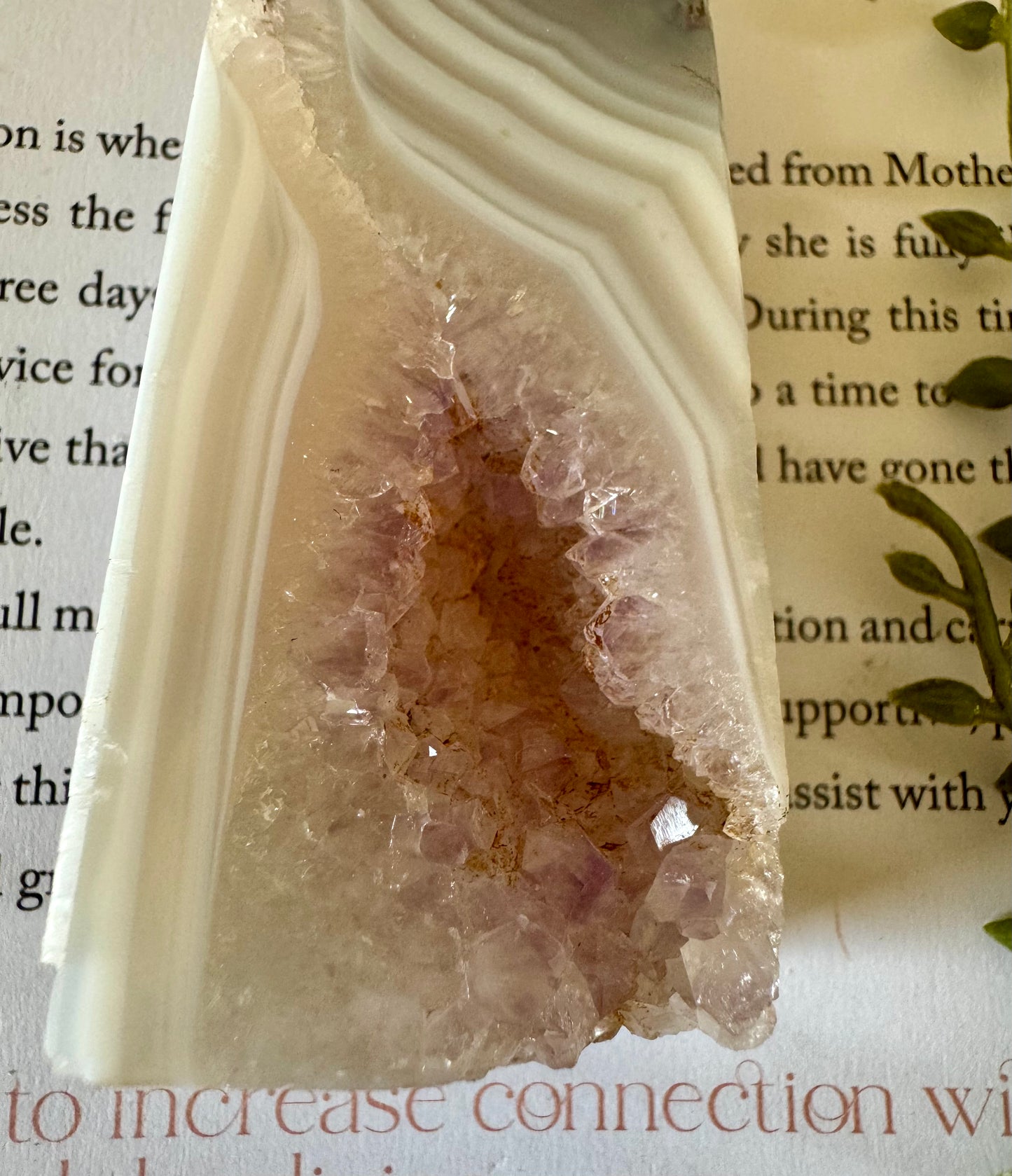 Amethyst Agate Druzy Point 3