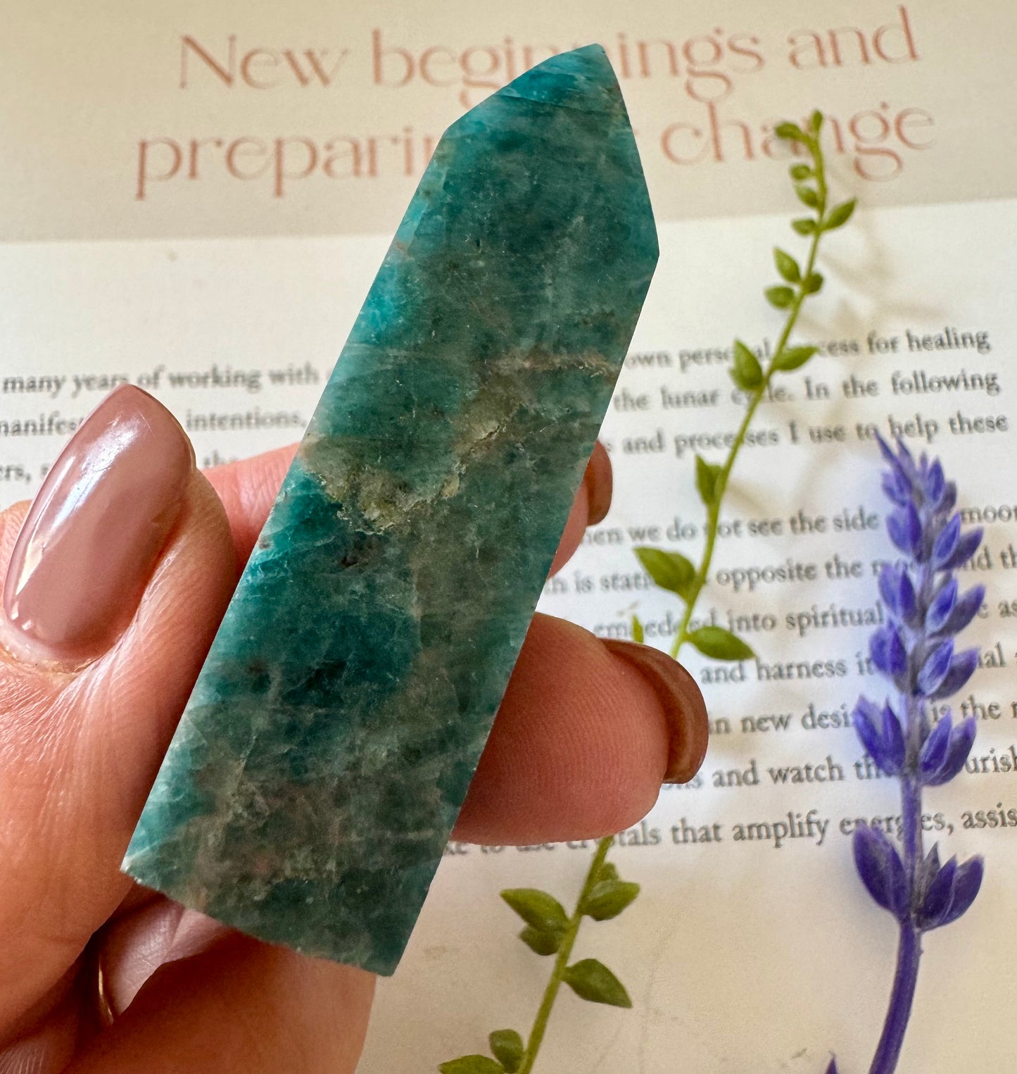 Blue Apatite Point 1