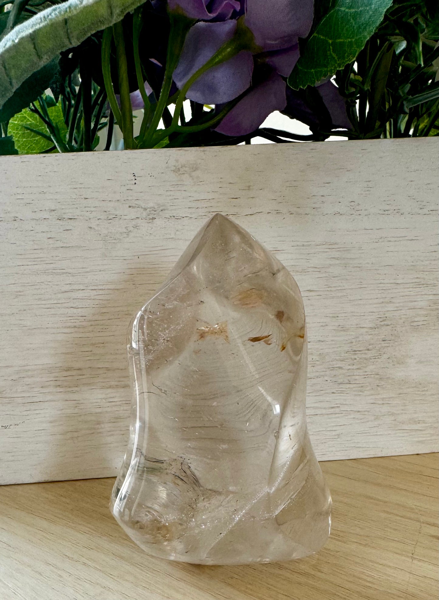 Clear Quartz Flame