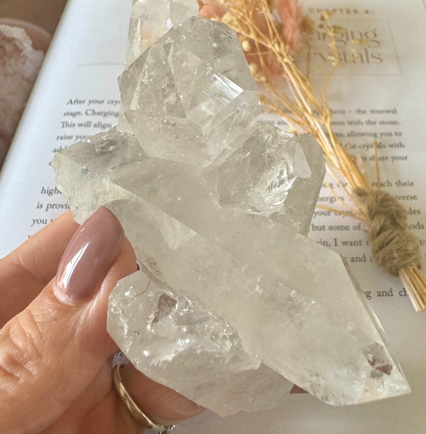 Clear Quartz Cluster 1